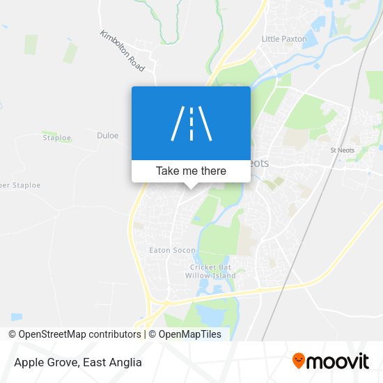 Apple Grove map