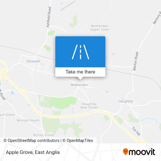 Apple Grove map