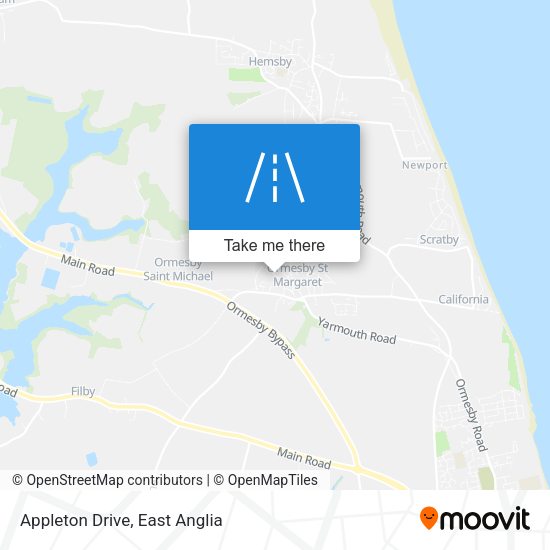 Appleton Drive map