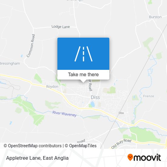 Appletree Lane map