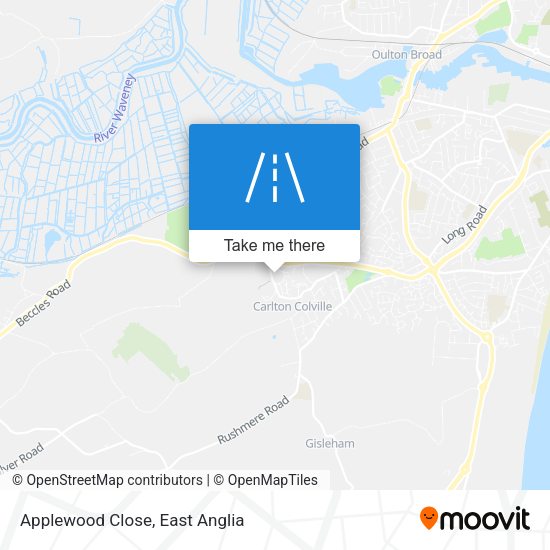 Applewood Close map
