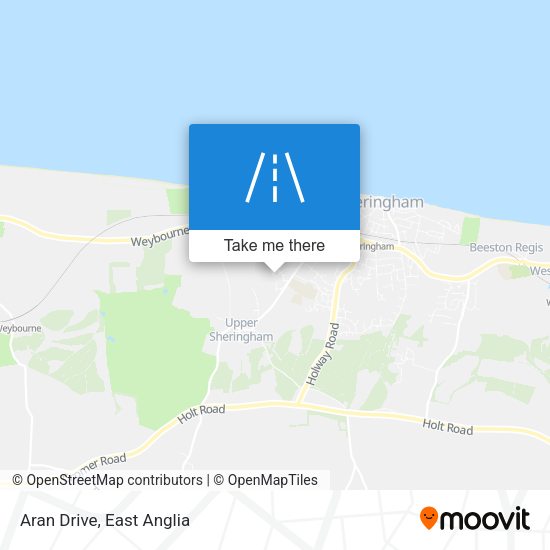 Aran Drive map