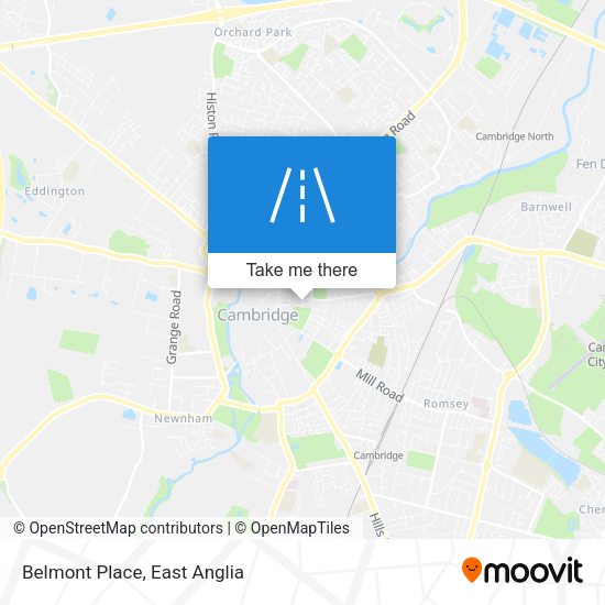 Belmont Place map