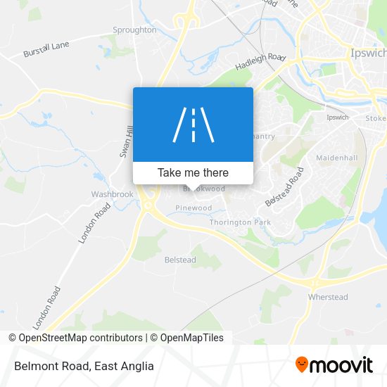 Belmont Road map