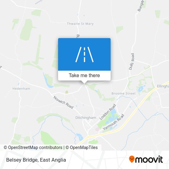 Belsey Bridge map