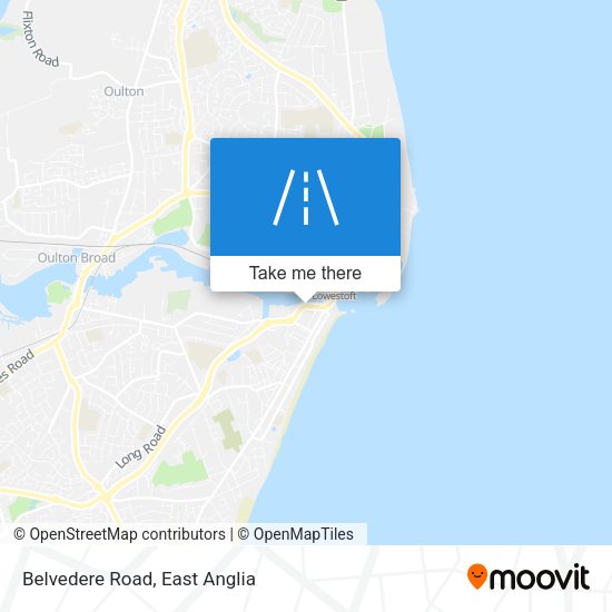 Belvedere Road map
