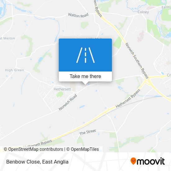 Benbow Close map
