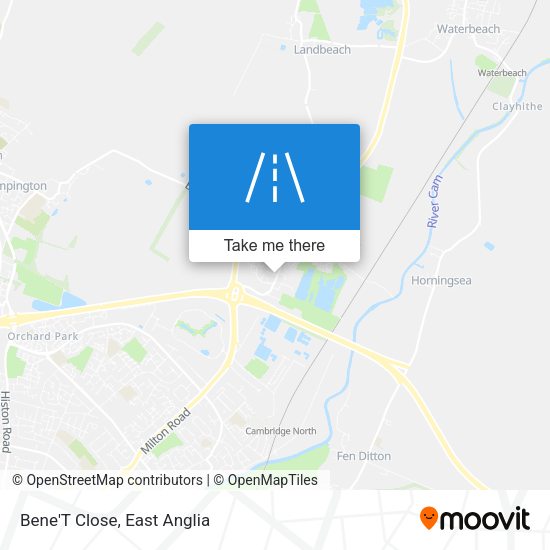 Bene'T Close map