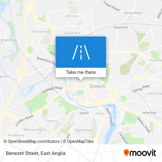 Benezet Street map