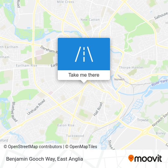 Benjamin Gooch Way map