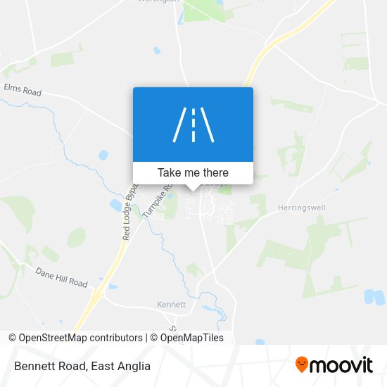 Bennett Road map