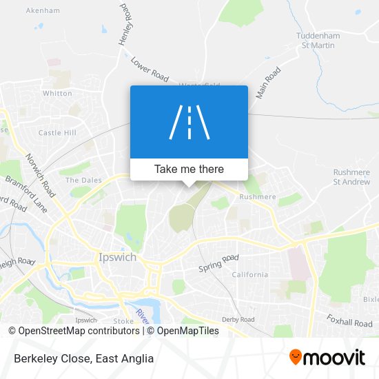 Berkeley Close map