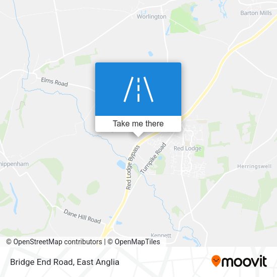 Bridge End Road map