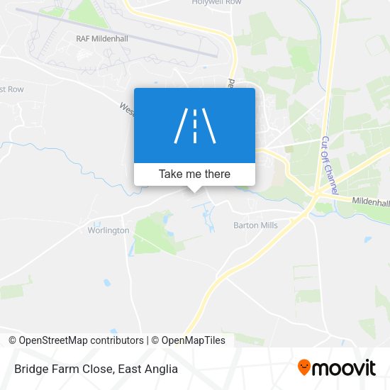 Bridge Farm Close map