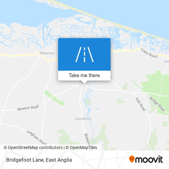 Bridgefoot Lane map