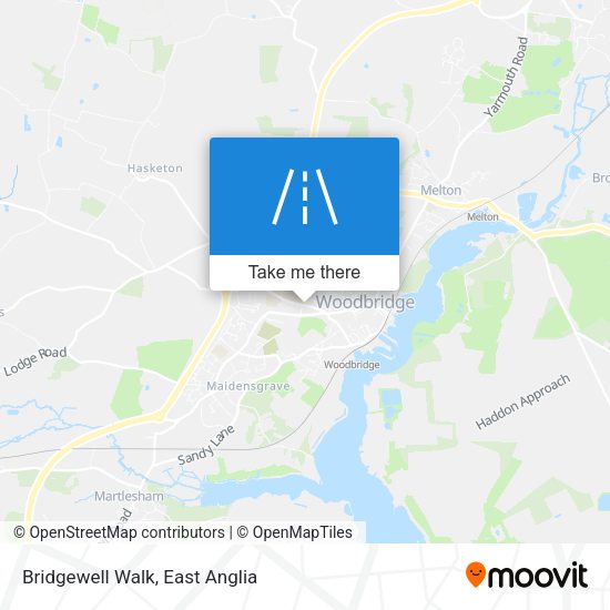 Bridgewell Walk map