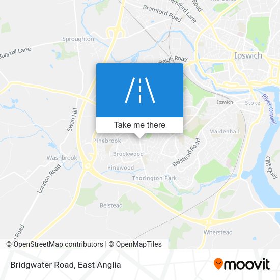 Bridgwater Road map