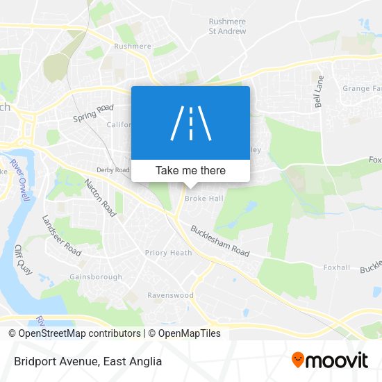 Bridport Avenue map