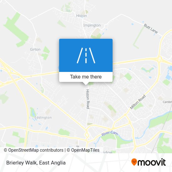 Brierley Walk map