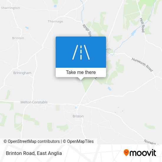 Brinton Road map