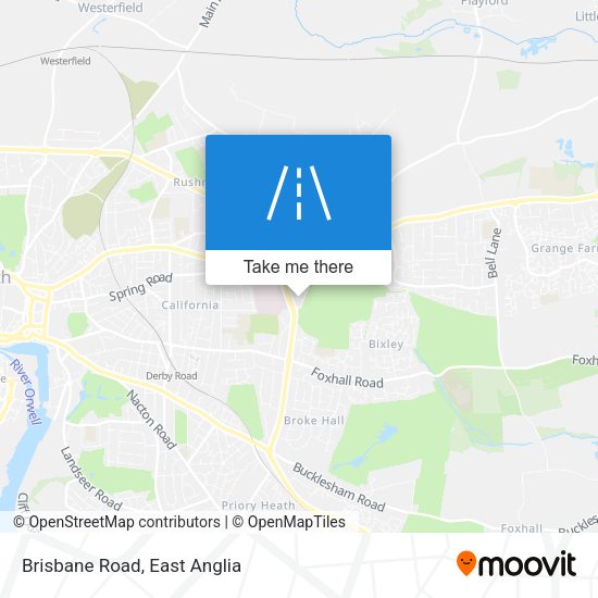 Brisbane Road map