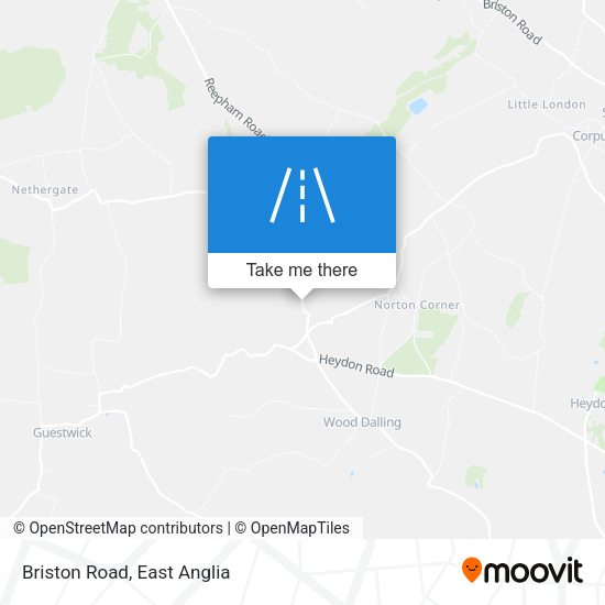 Briston Road map