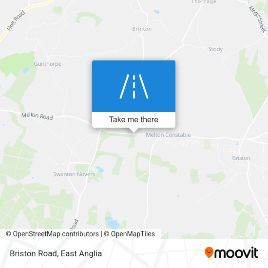 Briston Road map