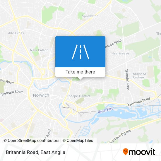 Britannia Road map