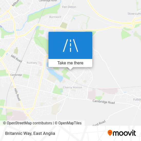 Britannic Way map