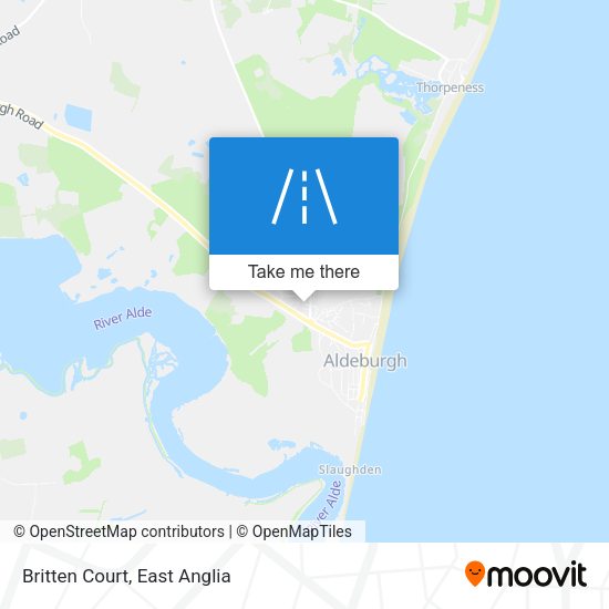 Britten Court map