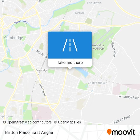 Britten Place map