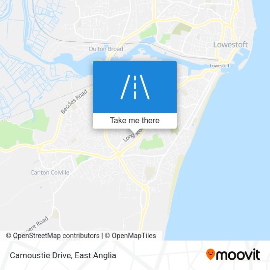Carnoustie Drive map