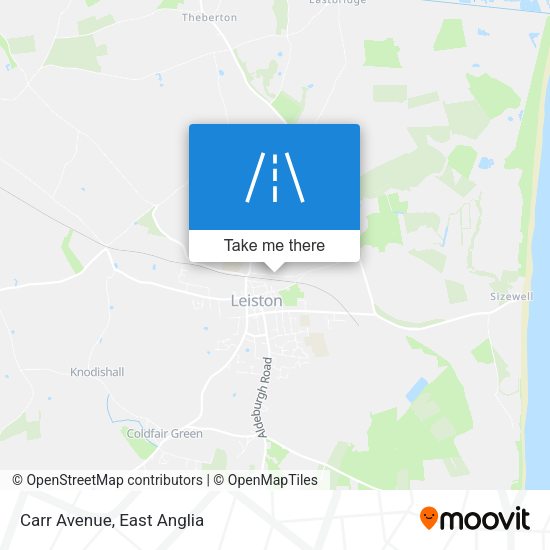 Carr Avenue map