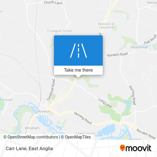 Carr Lane map
