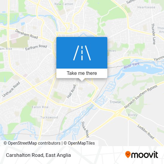 Carshalton Road map