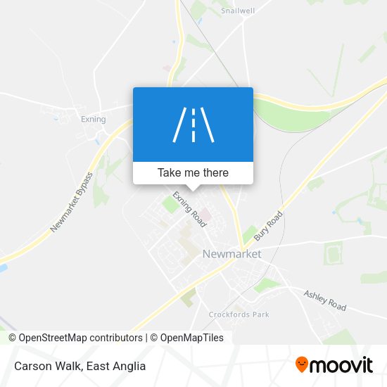 Carson Walk map
