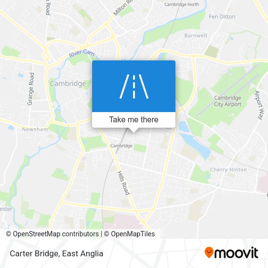 Carter Bridge map