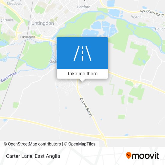 Carter Lane map