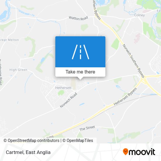 Cartmel map