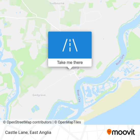 Castle Lane map