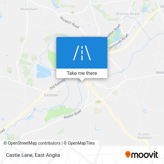 Castle Lane map