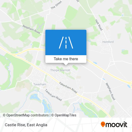Castle Rise map