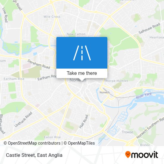 Castle Street map