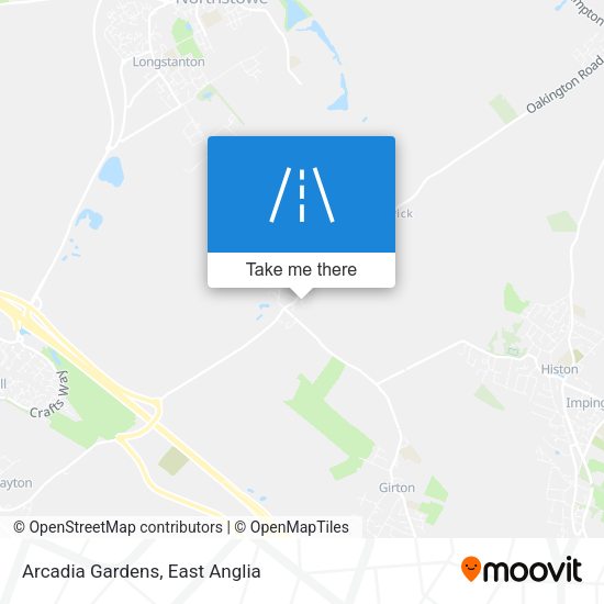 Arcadia Gardens map