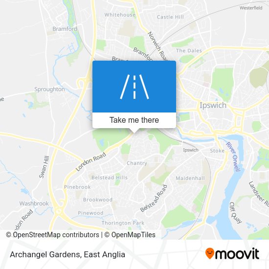 Archangel Gardens map