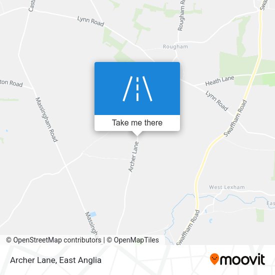 Archer Lane map