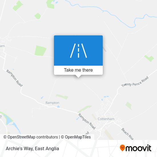 Archie's Way map
