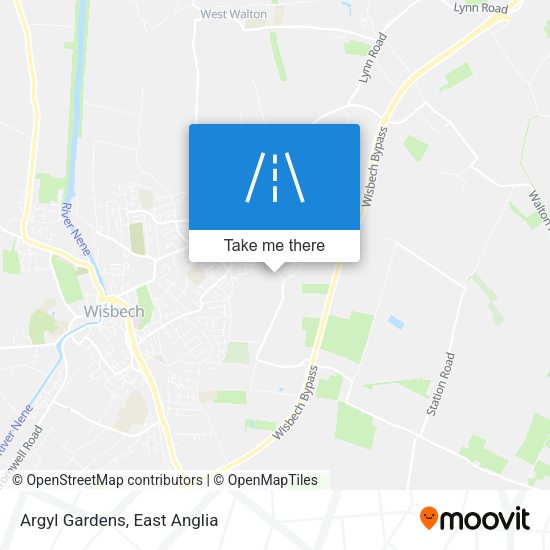 Argyl Gardens map