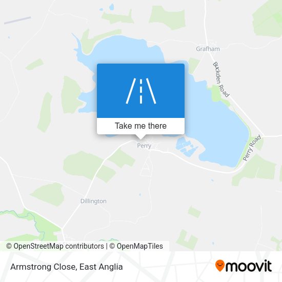Armstrong Close map