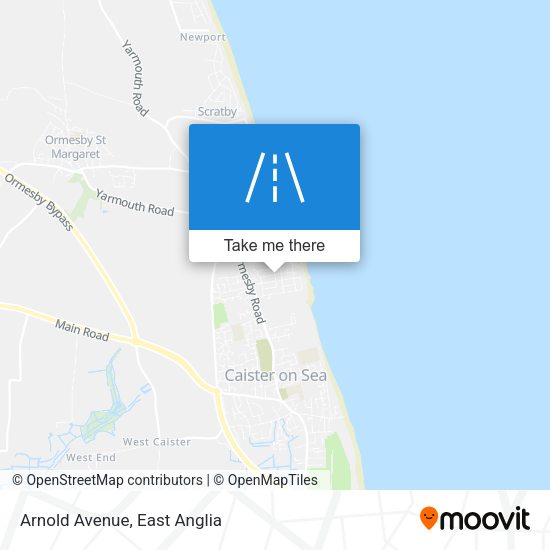 Arnold Avenue map